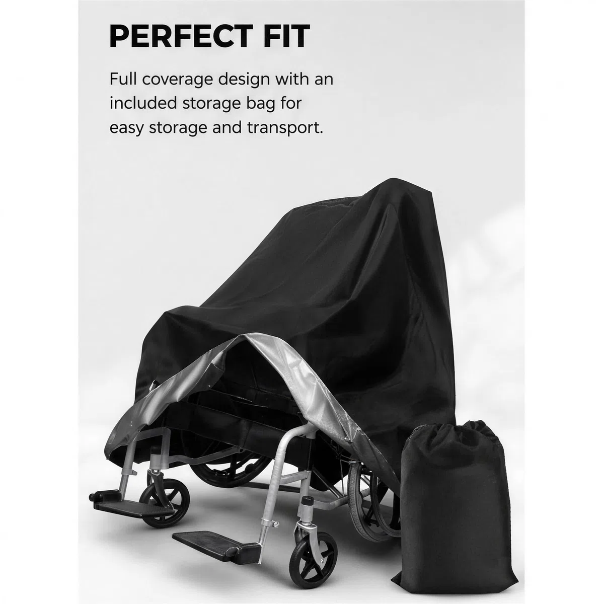 ZORQ Pokrowiec na wózek inwalidzki do Invacare TDX SP2 2015 - PR, pokrowiec ochronny do przechowywania skuterów mobilnych, wodoodporny pokrowiec na wózek inwalidzki, ochrona przed każdą pogodą
