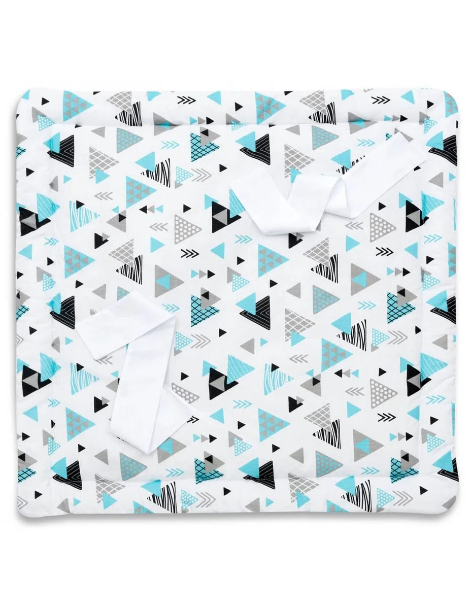 Bellochi Kocyk do owijania dla niemowląt 2 w 1 – 75 x 75 cm – 100% bawełna – do wózka dziecięcego, łóżeczka dziecięcego lub fotelika dziecięcego – całoroczny – certyfikat Öko-Tex – sejf