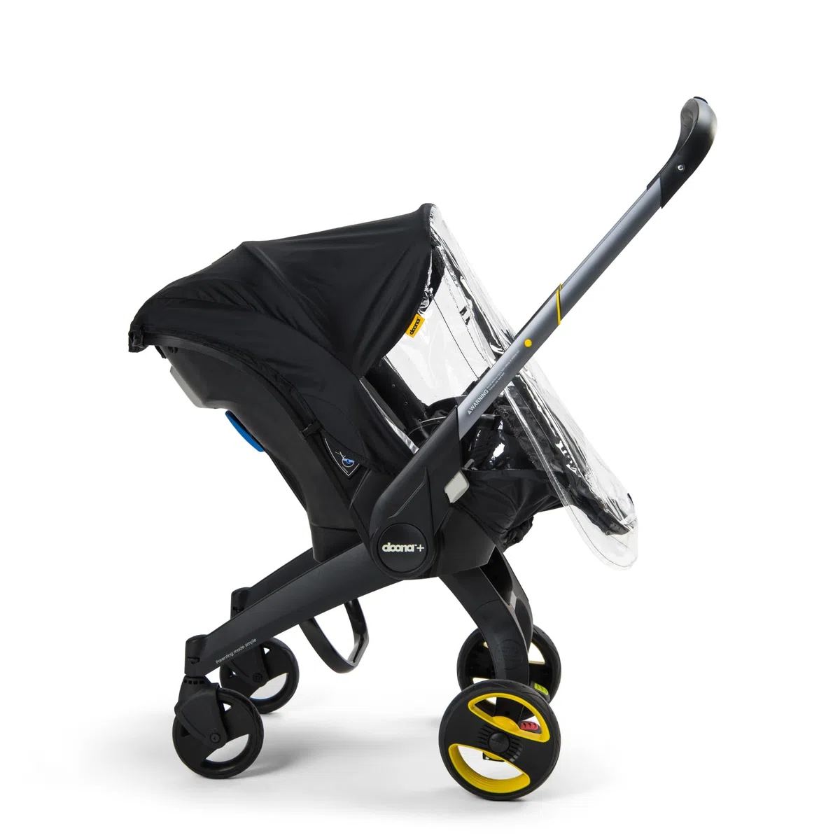 Simple Parenting Pokrowiec przeciwdeszczowy na wózek dziecięcy Doona, tworzywo sztuczne, przezroczysty