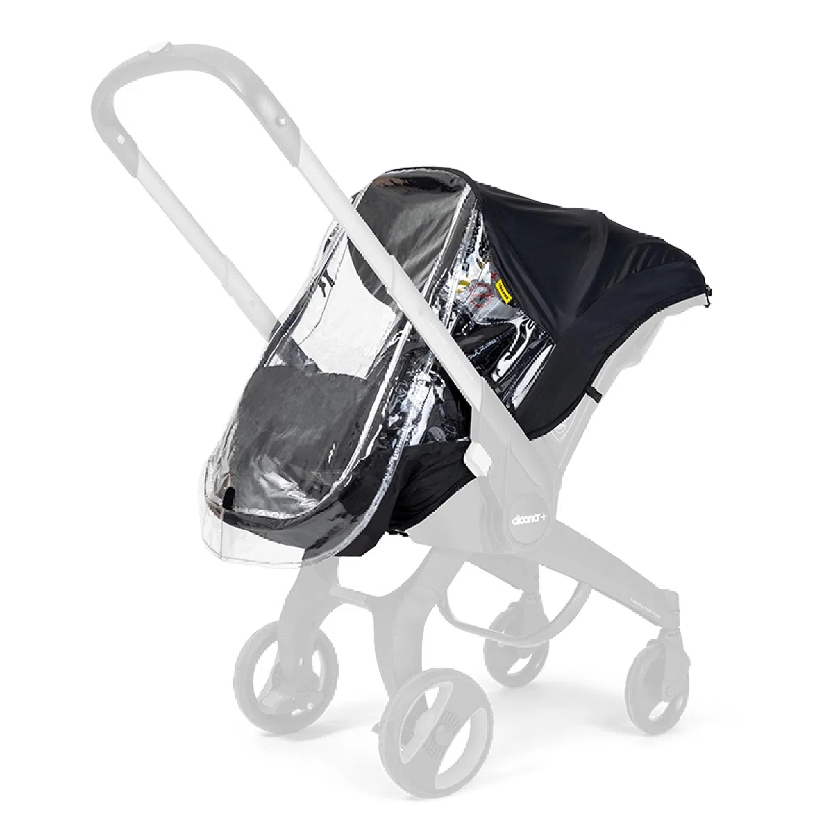 Simple Parenting Pokrowiec przeciwdeszczowy na wózek dziecięcy Doona, tworzywo sztuczne, przezroczysty