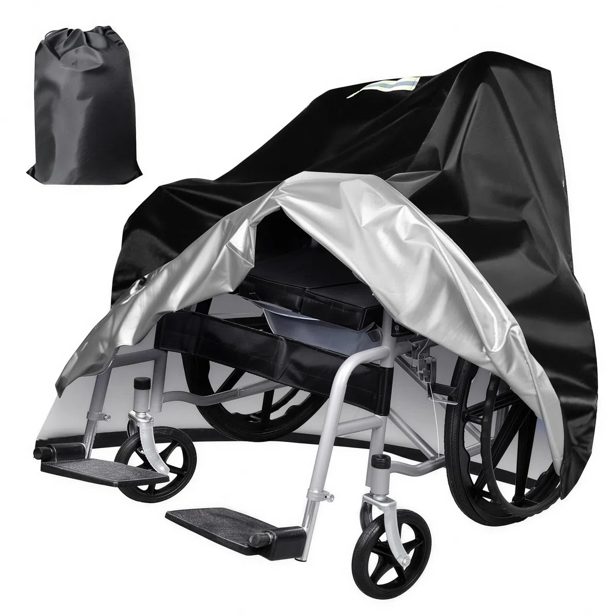 ZORQ Pokrowiec na wózek inwalidzki do Invacare TDX SP2 2015 - PR, pokrowiec ochronny do przechowywania skuterów mobilnych, wodoodporny pokrowiec na wózek inwalidzki, ochrona przed każdą pogodą